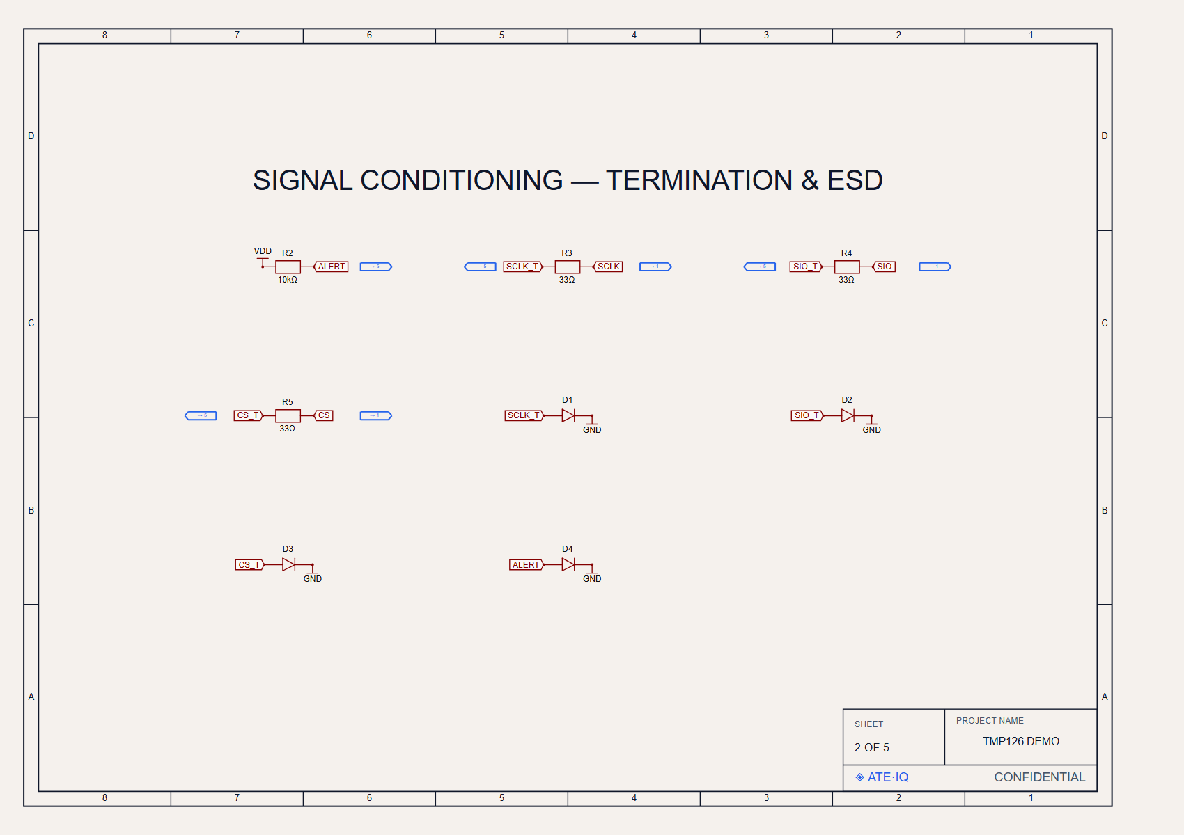 Signal conditioning sheet